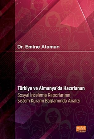 Türkiye ve Almanya'da Hazırlanan Sosyal İnceleme Raporlarının Sistem Kuramı Bağlamında Analizi