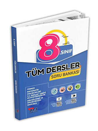 8.sınıf Tüm Dersler Soru Bankası Açı Yayınları [