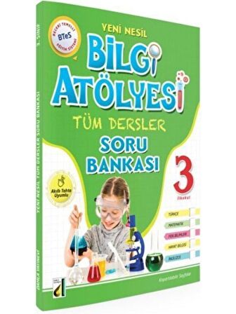 Damla Yayınevi Bilgi Atölyesi 3. Sınıf Yeni Nesil Tüm Dersler Soru Bankası