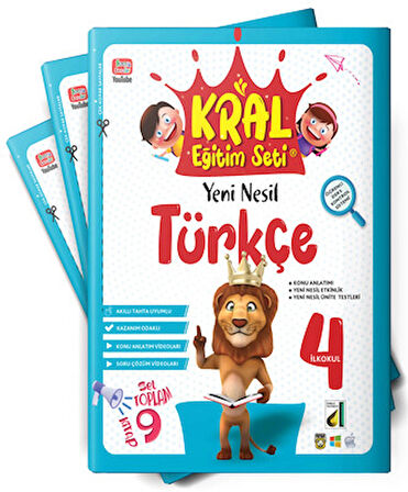 Yeni Nesil Kral Eğitim Seti 4 Damla Yayınevi