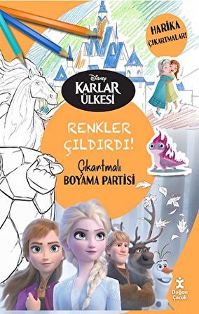 Disney Karlar Ülkesi - Renkler Çıldırdı! Çıkartmalı Boyama Partisi