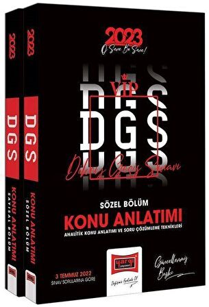 2023 DGS Konu Anlatımı 2 Cilt (Sayısal ve Sözel Bölüm)