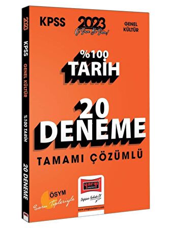 2023 KPSS Tarih Tamamı Çözümlü 20 Deneme