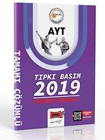Yargı Yayınları 2023 AYT Tıpkı Basım 2019 Çıkmış Sorular