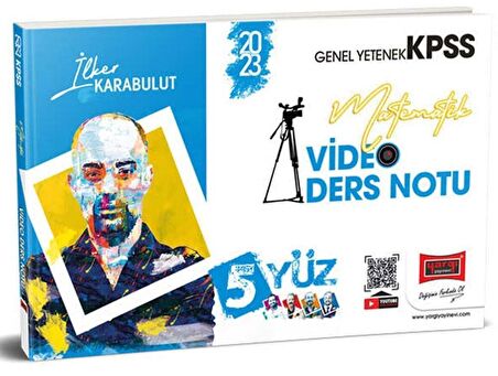 Yargı Yayınları 2023 KPSS 5Yüz Matematik Video Ders Notları 