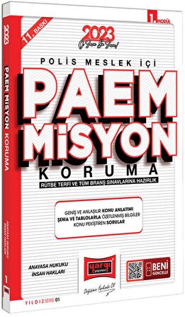 Yargı Yayınları 2023 Yıldız Serisi PAEM Misyon Koruma Rütbe Terfi ve Tüm Branş Sınavlarına Hazırlık Anayasa Hukuku İnsan Hakları Konu Anlatımı (Modül 1)