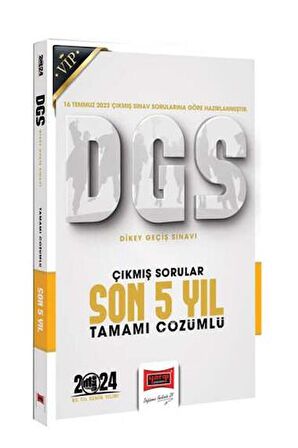 2024 DGS Çıkmış Sorular Tamamı Çözümlü Son 5 Yıl (16 Temmuz 2023 Sınavı Dahil)