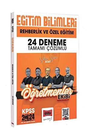 2024 KPSS Eğitim Bilimleri Öğretmenler Ekibi Rehberlik ve Özel Eğitim Psikolojisi Tamamı Çözümlü 24 Deneme