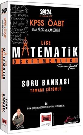 2024 ÖABT Lise Matematik Öğretmenliği Soru Bankası