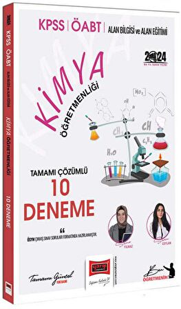 2024 ÖABT Kimya Tamamı Çözümlü 10 Deneme Sınavı