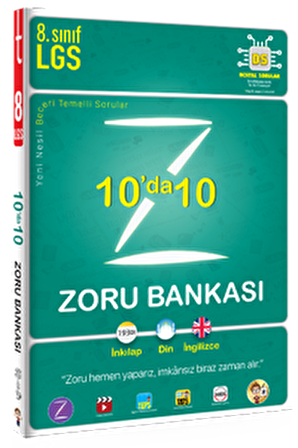 8. Sınıf 10'da 10 Zoru Bankası