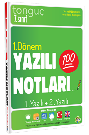 7. Sınıf Yazılı Notları 1. Dönem 1 ve 2. Yazılı