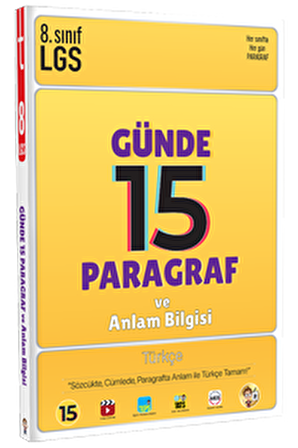 LGS Günde 15 Paragraf ve Anlam Bilgisi