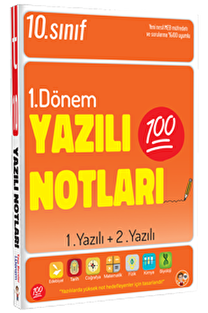 10. Sınıf Yazılı Notları 1. Dönem 1 ve 2. Yazılı
