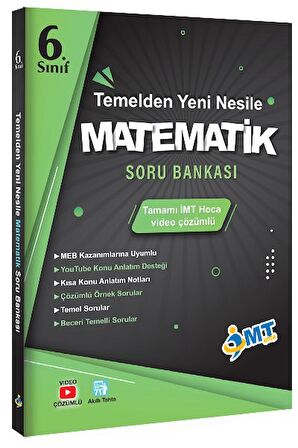 6. Sınıf İMT Matematik Temelden Yeni Nesile Soru Bankası