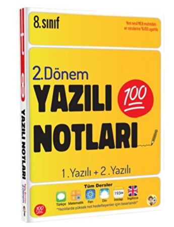 Tonguç 8.Sınıf Yazılı Notları 2.Dönem