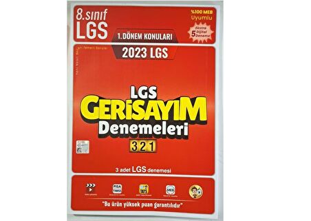 LGS 1. Dönem Geri Sayım Denemeleri 3