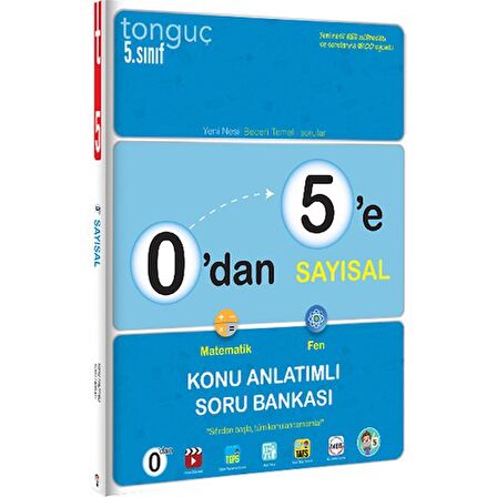 0'DAN 5'E SAYISAL KONU ANLATIMLI SORU BANKASI
İNDİRİM
