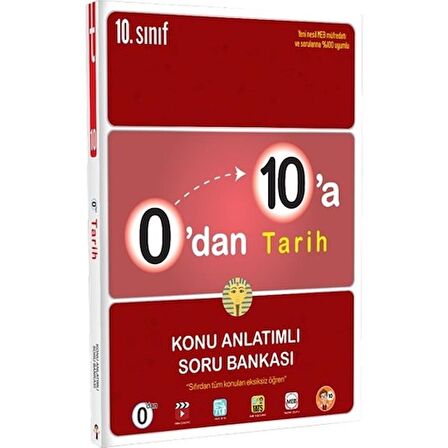 0'dan 10'a Tarih Konu Anlatımlı Soru Bankası