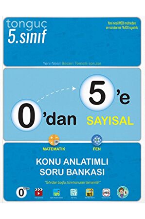 0'dan 5'e Sayısal Konu Anlatımlı Soru Bankası