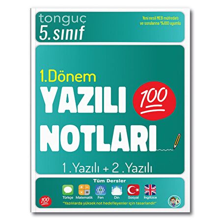 5. Sınıf Yazılı Notları 1. Dönem 1 ve 2. Yazılı