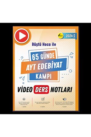 65 Günde AYT Edebiyat Video Ders Notları