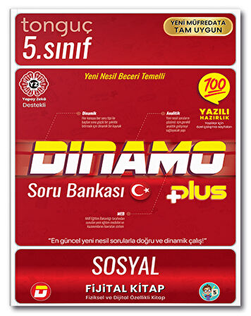 Tonguç 5. Sınıf Sosyal Bilgiler Dinamo Fijital Kitap Soru Bankası Tonguç Akademi