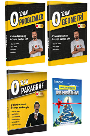 0'dan Problemler 0'dan Geometri Ve 0'dan Paragraf Başarı Zinciri Rehberim HEDİYELİ