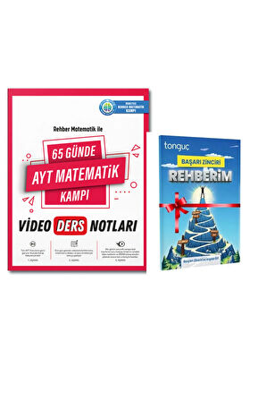 65 Günde AYT Matematik Video Ders Notları Başarı Zinciri Rehberim HEDİYELİ