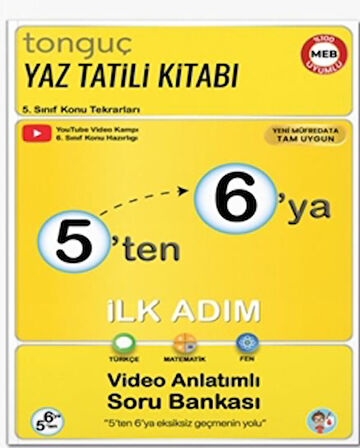 5'ten 6'ya Hazırlık Kitabı
