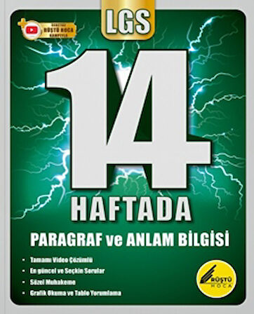 14 Haftada LGS Paragraf ve Anlam Bilgisi