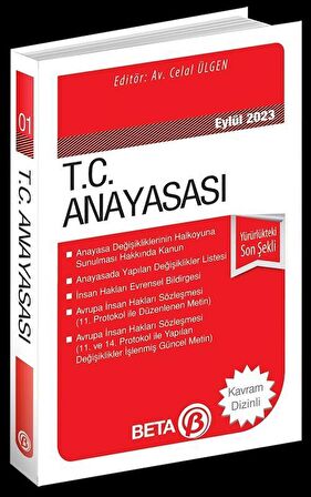 T.C. Anayasası - Eylül 2023