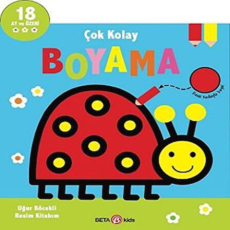 Çok Kolay Boyama - Uğur Böcekli Resim Kitabım