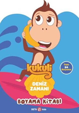 Kukuli Deniz Zamanı Boyama Kitabı