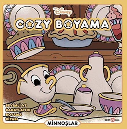 Disney Cozy Boyama, Sevimli ve Rahatlatıcı Boyama Kitabı - Minnoşlar
