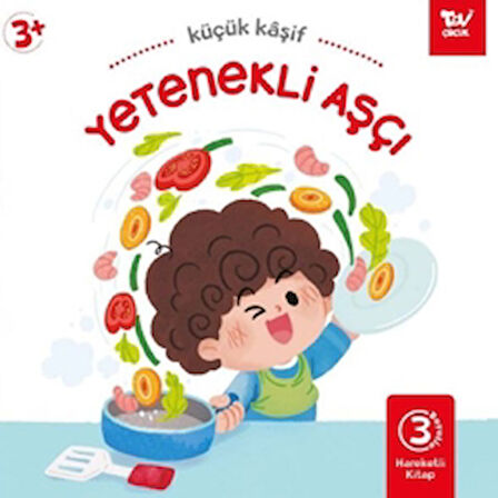 Hareketli Kitap 3d Küçük Kaşif Yetenekli Aşçı