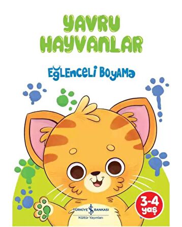 Mutlu ve Yavru Hayvanlar ile Oyuncaklar ve Hayvan Dostlarımız Boyama Seti