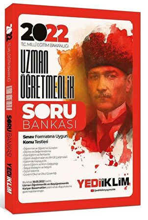 Yediiklim Yayınları MEB Öğretmenlik Kariyer Basamakları Uzman Öğretmenlik Soru Bankası