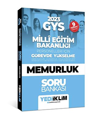 Yediiklim 2023 Milli Eğitim Bakanlığı Görevde Yükselme Sınavı Memurluk Soru Bankası