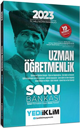 2023 T.C. Millî Eğitim Bakanlığı Uzman Öğretmenlik Soru Bankası