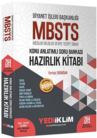 2024 Diyanet İşleri Başkanlığı MBSTS Konu Anlatımlı Soru Bankası Hazırlık Kitabı