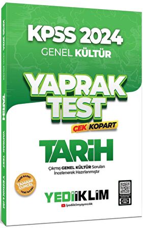 2024 KPSS Tarih Yaprak Test Çek Kopart