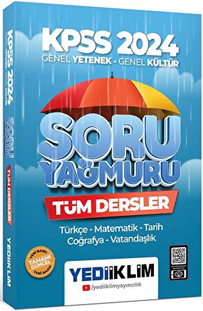 2024 KPSS Genel Yetenek Genel Kültür Tüm Dersler Soru Yağmuru