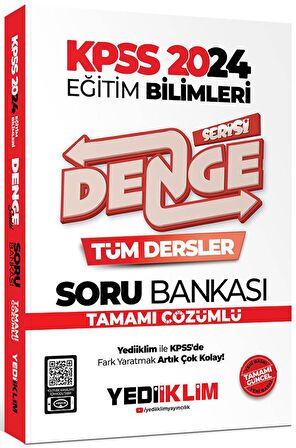 2024 KPSS Eğitim Bilimleri Denge Serisi Tamamı Çözümlü Tüm Dersler Soru Bankası