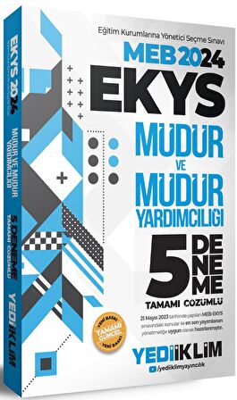 2024 MEB EKYS Müdür Ve Müdür Yardımcılığı Tamamı Çözümlü 5 Deneme