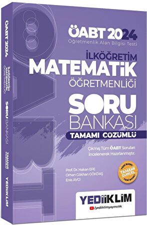 2024 ÖABT İlköğretim Matematik Öğretmenliği Tamamı Çözümlü Soru Bankası