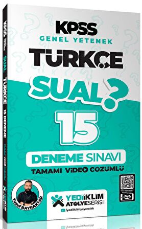 2024 KPSS Genel Yetenek Sual Türkçe Tamamı Video Çözümlü 15 Deneme