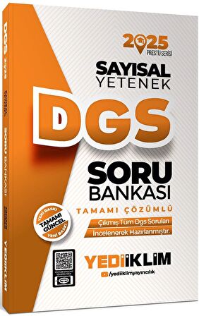 2025 DGS Sayısal Yetenek Tamamı Çözümlü Soru Bankası