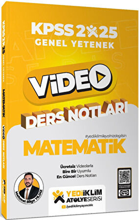 2025 KPSS Genel Yetenek Atölye Serisi Matematik Video Ders Notları