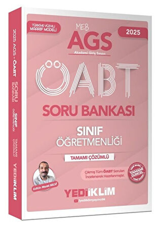 Yediiklim 2025 ÖABT MEB-AGS Sınıf Öğretmenliği Soru Bankası Çözümlü - Murat Selvi Yediiklim